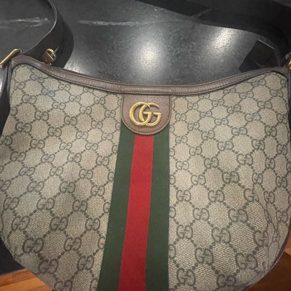 Authentic Gucci Ophidia half moon monogram small hobo - Picture 3 of 11
